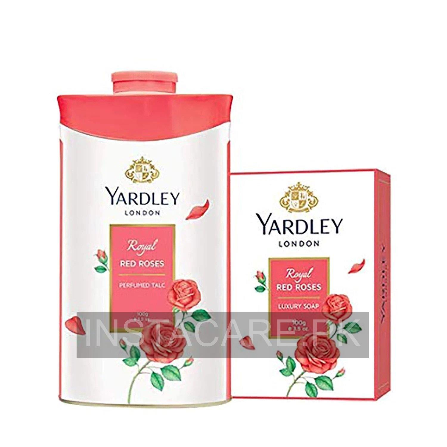 Yardley Royal Red Roses (W) 125G Talc