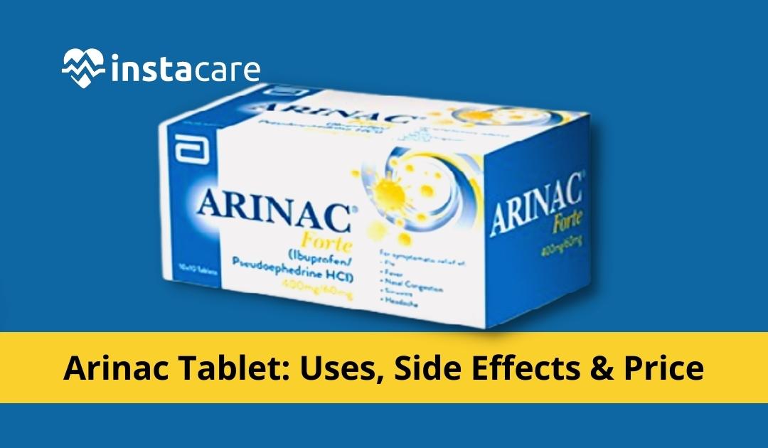 Picture of Arinac Tablet - Uses Side Effects And Price In Pakistan