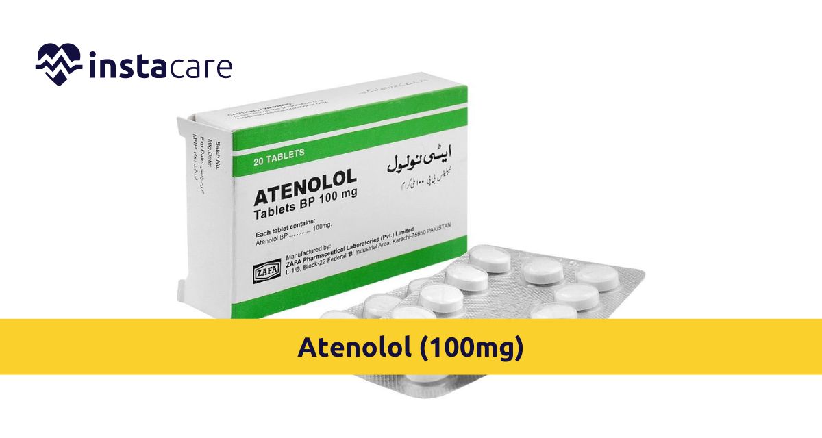 Picture of Heres What You Must Know About Atenolol 100mg - Importance Risks Benefits