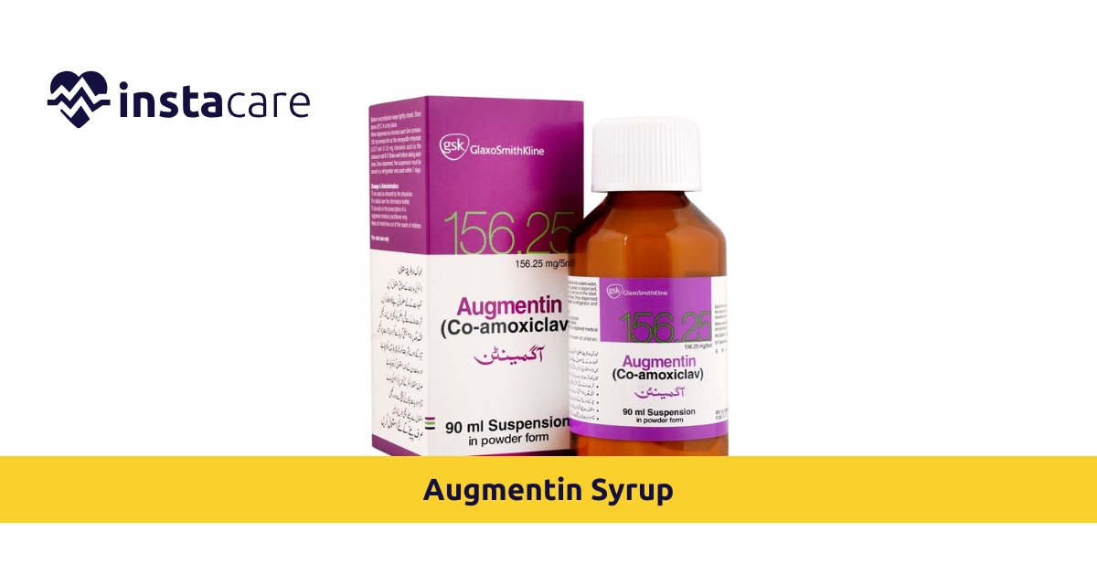 Picture of Augmentin Syrup Drug Information on Use Dosage Side Effects and Risk