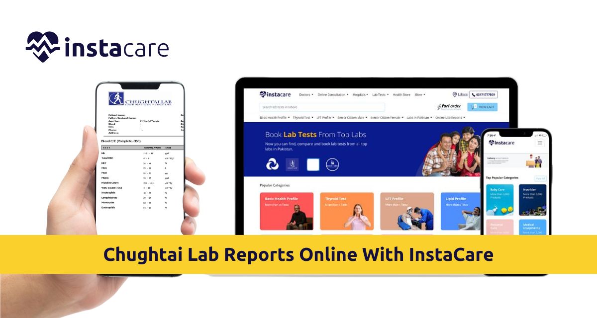 Picture of How To Easily Access Your Chughtai Lab Reports Online With InstaCare