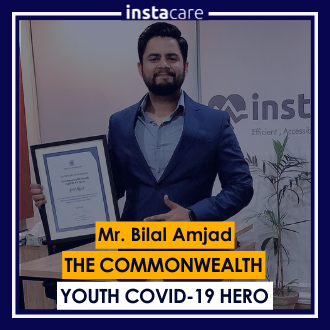 Picture of Founder InstaCare Wins Commonwealth Youth Covid-19 Hero Award