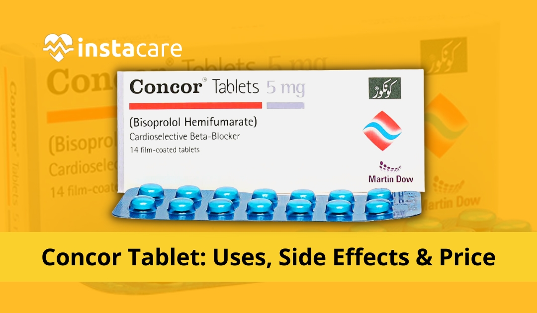 Picture of Concor Tablet Uses Side Effects Dosages and Price in Pakistan