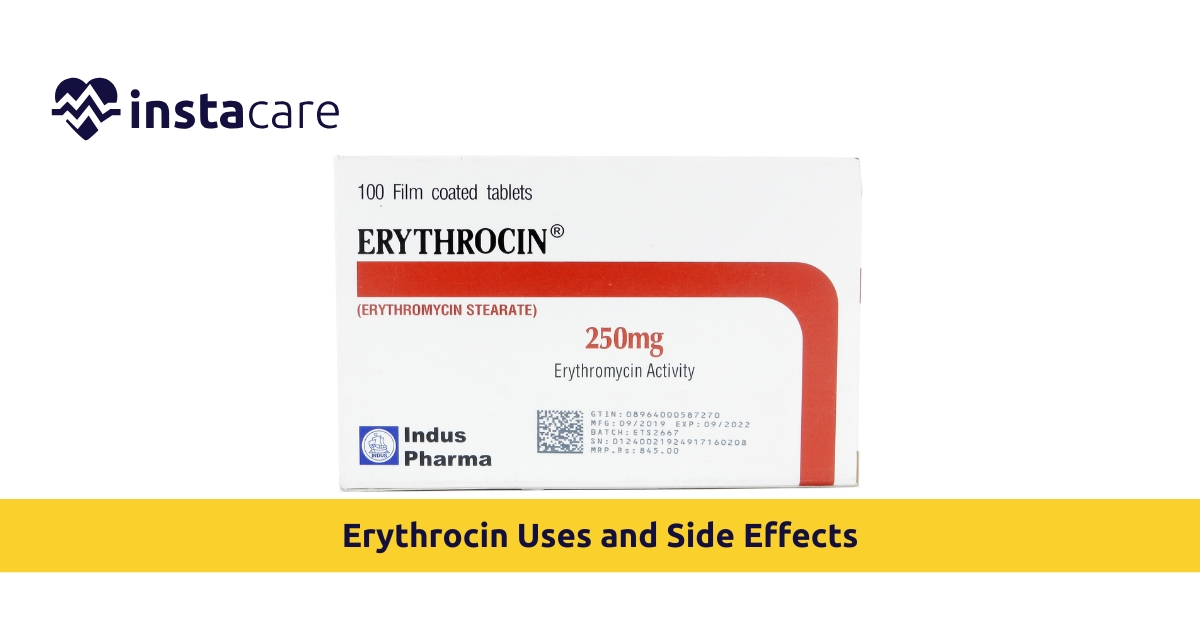 Picture of Erythrocin Tablet - Uses Side Effects and Price In Pakistan