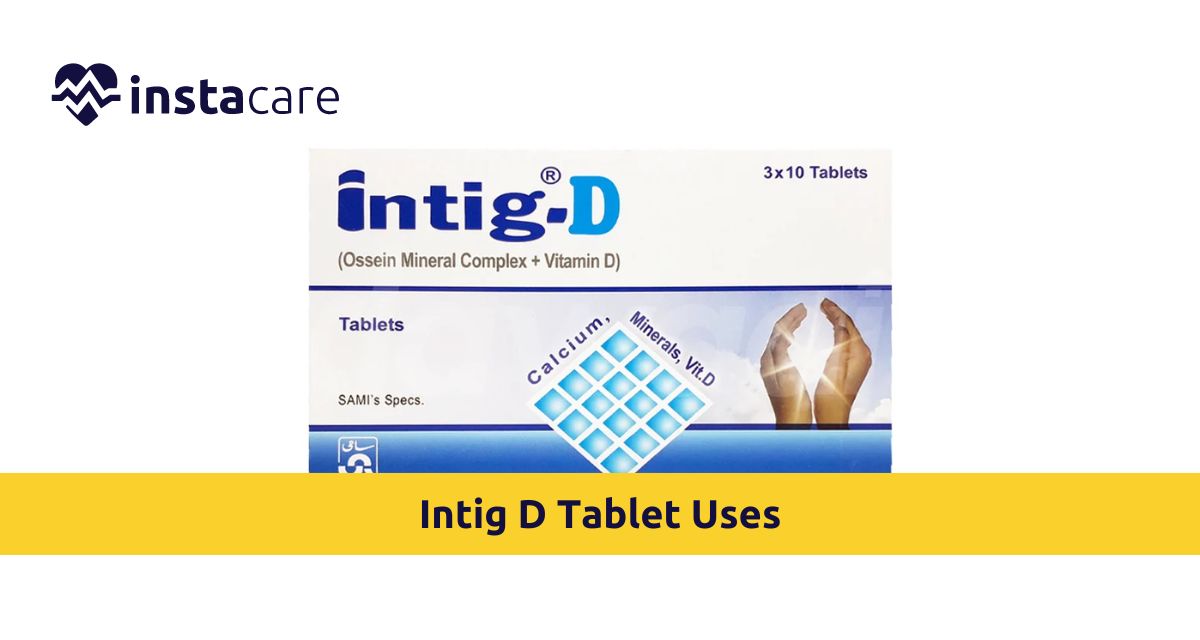 Picture of Intig D Tablet Uses Advantages and Side Effects