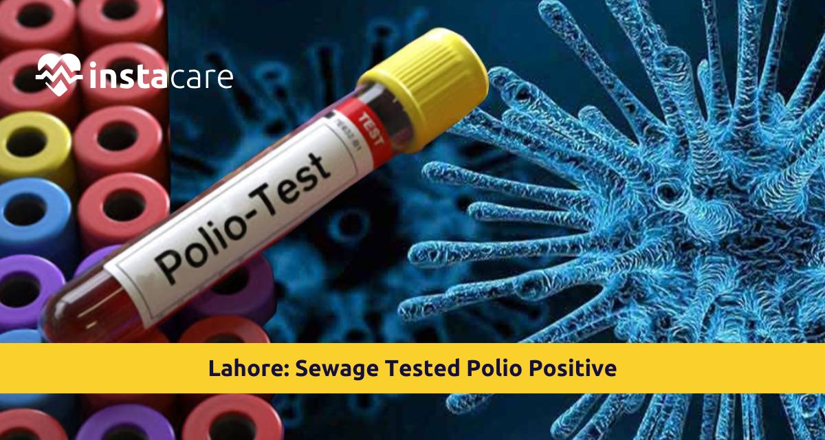 Picture of Lahore Sewage Tested Polio Positive