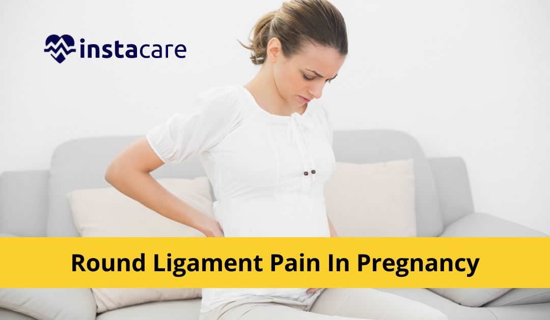 10 Minute Prenatal Stretch for Round Ligament Pain, Pelvic Pain 