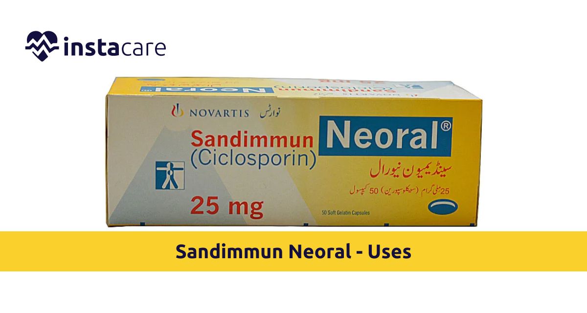 Picture of All You Must Know About Sandimmun Neoral - Uses Benefits Risks Involved