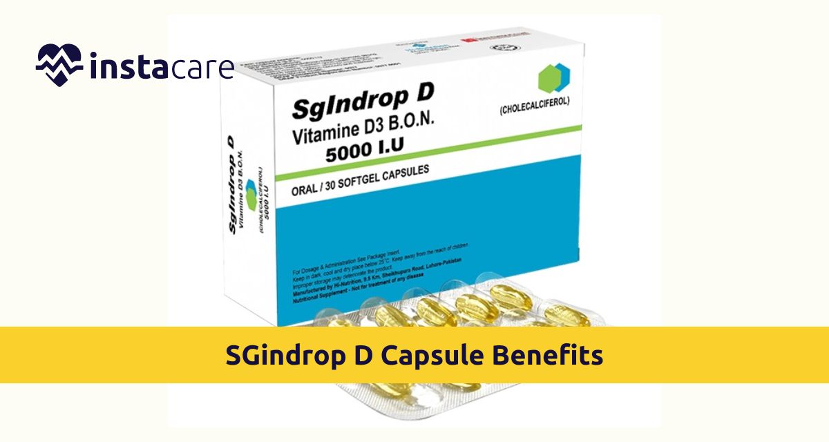 Picture of What You Must Know About SGindrop D Capsule Benefits